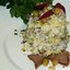 Суфле из яблок, моркови, сметаны с вареньем