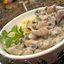 Куриная грудка с грибами в соусе