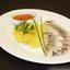 Сельдь с картофелем в кунжуте и с конфитюром из облепихи