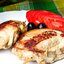 Шницель с грибами