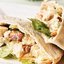 Салат Курица сыр ананас и орехи миндаль