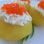 Картофель с рыбной икрой