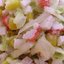 Салат из белокочанной капусты, крабовых палочек и консервированной кукурузы