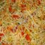 Салат из квашеной капусты с мочеными яблоками и брусникой