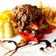 Запеченные лесные грибы с чесноком, ворчестерским соусом и тимьяном