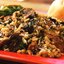 Плов с курицей и грибами