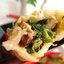 Мантоны с пикантной мясо -овощной начинкой. И небольшой бонус -перечное масло