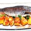 Форель, запеченная в духовке целиком