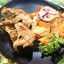 Куриные крылышки с печенными овощами