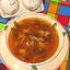 Постный борщ с квашеной свеклой и белой фасолью