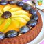Легкий шоколадный пирог с фруктовой начинкой и конфитюром DARBO
