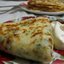 Блины с сыром и зеленью