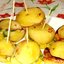 Молодая картошка, запеченная в духовке с салом