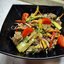 Салат из овощей с квашеной капустой