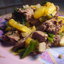 Куриная печень с яблоками и болгарским перцем. (мой вариант)