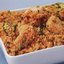 Морская рыба с кускусом и цуккини