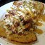 Гренки с курицей и сыром
