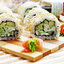Роллы с овощами и творожным сыром