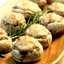 Фаршированные мясом шампиньоны