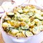 Кабачки, запеченные с яйцом и сыром