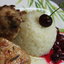 Домашняя курочка в лимонно-розмариновом маринаде с вишневым соусом