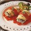 Баклажановые рулеты с сырной начинкой