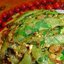 Лобио из стручковой фасоли с яйцом по-грузински