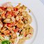 Свинина с овощами, тушеная в сливках