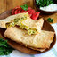 Сырная лепёшка с яйцом