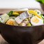 Картофельный салат с малосольными огурцами и сельдью