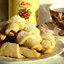 Печенье с брусничным соусом
