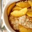 Овсяная каша с жареными яблоками