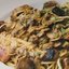 Феттачини (спагетти) с соусом из диких грибов