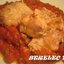 Куриное филе с соусом из оливок, каперсов и анчоусов