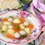 Датский суп с двойными клецками