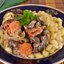 Куриная печень с овощами в духовке