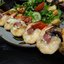 Креветки с Колбаской и Грибами