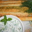 Хлебные палочки с соусом