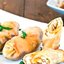 Роллы с индюшкой и грибами