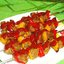 Шашлык в тонком нутовом кляре