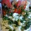 Макароны отварные со сливочным маслом и помидорами