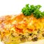 Лазанья с грибами и куриным филе