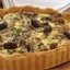 Открытый пирог с грибами