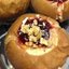 Запеченные яблоки с орехами и джемом