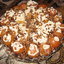 Фруктовый торт с шоколадными орешками