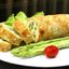 Рулет с сыром и спаржей
