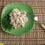 Салат из тунца консервированного.яблок и кукурузы