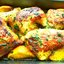 Куриные бедра с апельсинами
