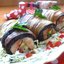 Рулетики из куриного филе в баклажане