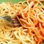 Спагетти с оливковым маслом, чесноком и красным перцем